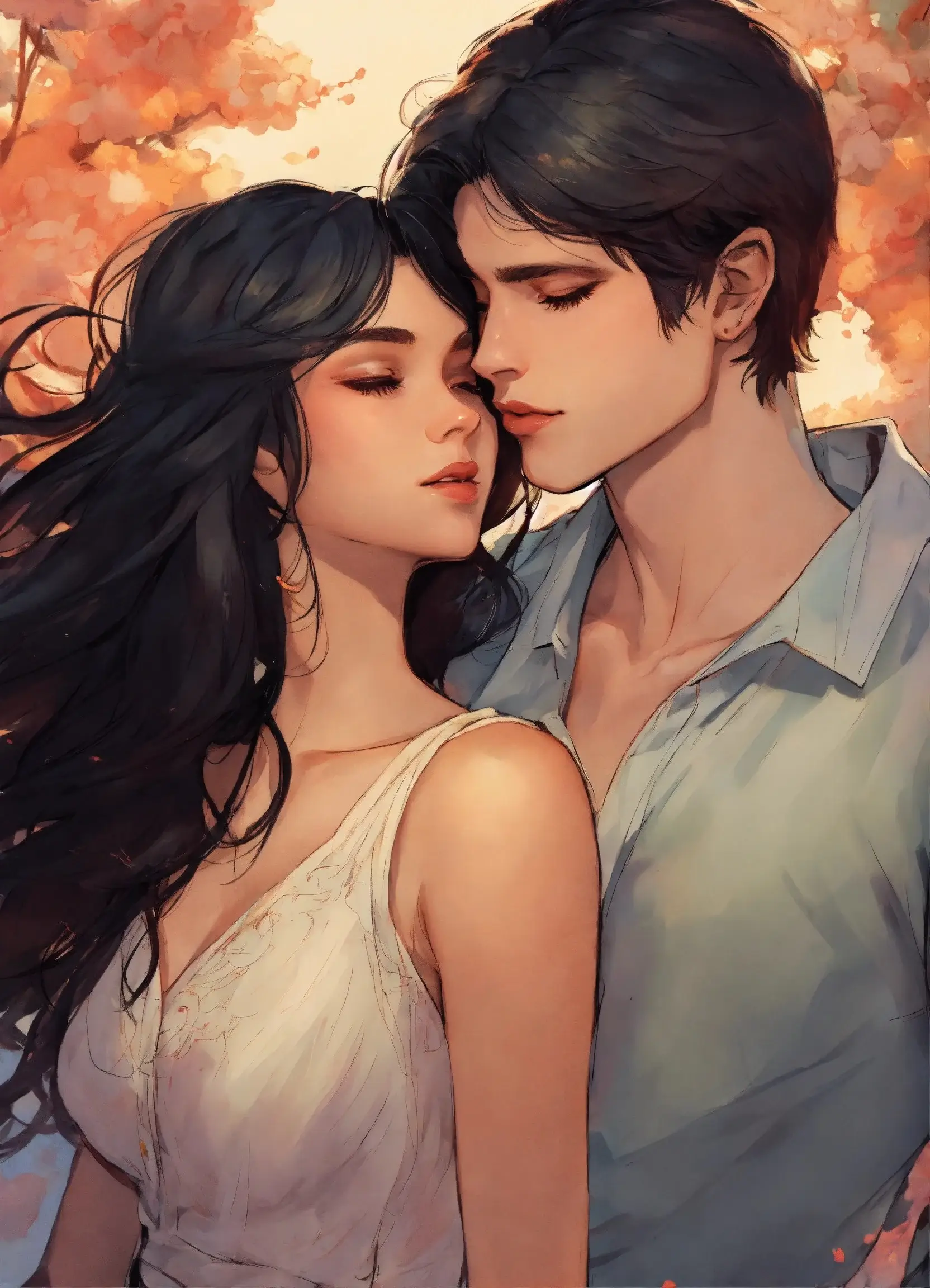 a anime couple image